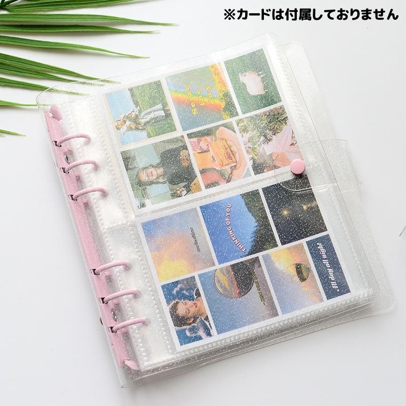 フォトアルバム ポケット式 L判 チェキ用 大容量 フォトホルダー