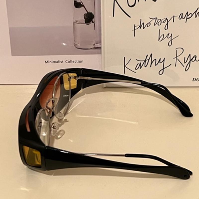 ブラックオーバーサイズサングラス HORIZON GRIP MATTE black サングラス | jugaad14