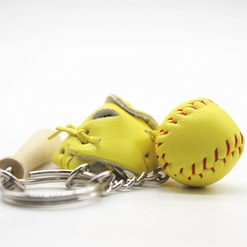 キーホルダー キーリング バッグチャーム 野球 ベースボール バット