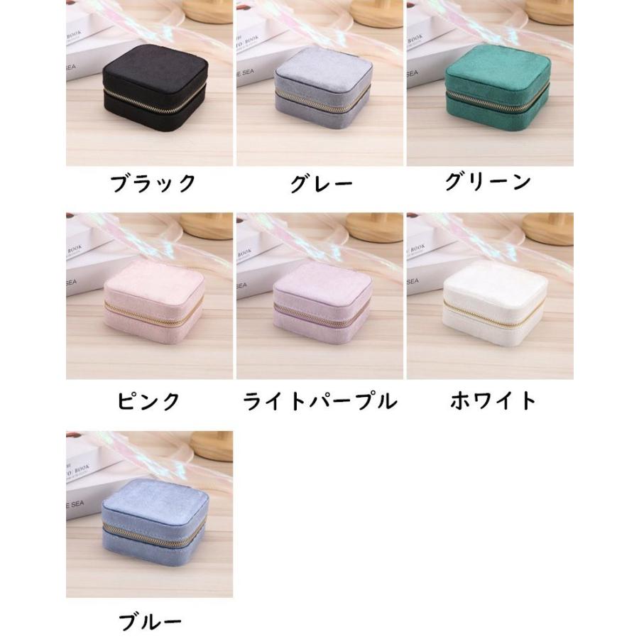 アクセサリーケース ジュエリーボックス ミラー付き 小物入れ スクエア