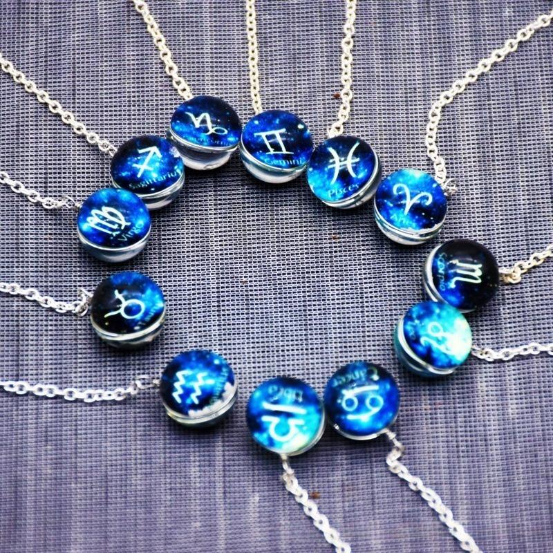 ブックマーク 文房具 しおり 十二星座 羽根 羽 夜光 蓄光 光る