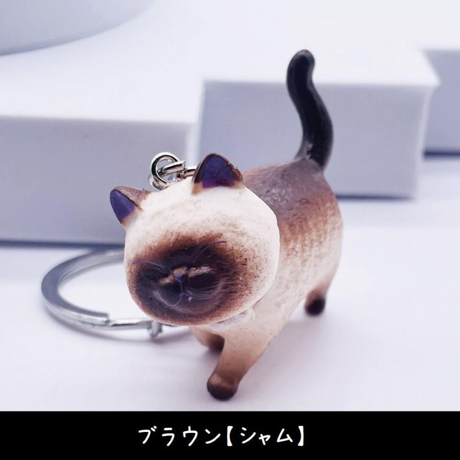 キーホルダー キーリング バッグチャーム ねこモチーフ キーチャーム CAT 和猫 洋猫 三毛 ハチワレ シャム トラネコ ブチ 白 黒 可愛い 雑貨 |  | 07