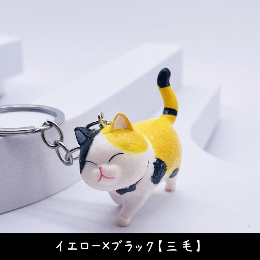 キーホルダー キーリング バッグチャーム ねこモチーフ キーチャーム CAT 和猫 洋猫 三毛 ハチワレ シャム トラネコ ブチ 白 黒 可愛い 雑貨 |  | 08