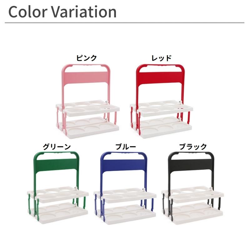 ドリンクホルダー ボトルキャリー 6本収納 整理 折り畳み式 取っ手付き