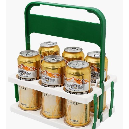 タイムセール】アンティーク風木製ボトルホルダー / ドリンクキャリー