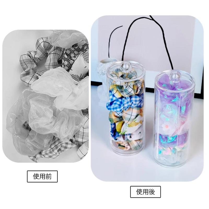 シュシュ収納ケース 単品 1個 ヘアアクセサリー収納 シュシュホルダー