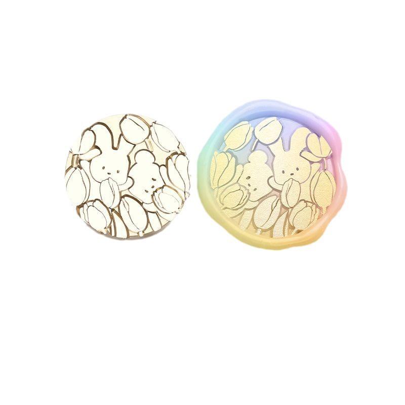 シーリングスタンプヘッド シーリングワックス 封蝋 封ろう リボン