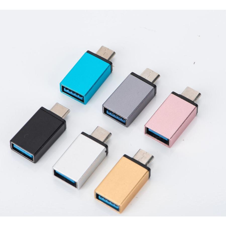 OTGアダプター Type-C変換アダプター MicroUSB変換アダプター USB3.0 スマートフォン スマホ タブレット 充電 データ転送 便利｜kawa-e-mon｜06