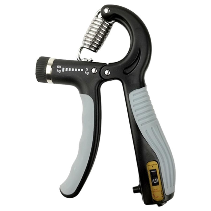 ハンドグリップ トレーニング 握力 負荷調節可能 カウンター機能 握り