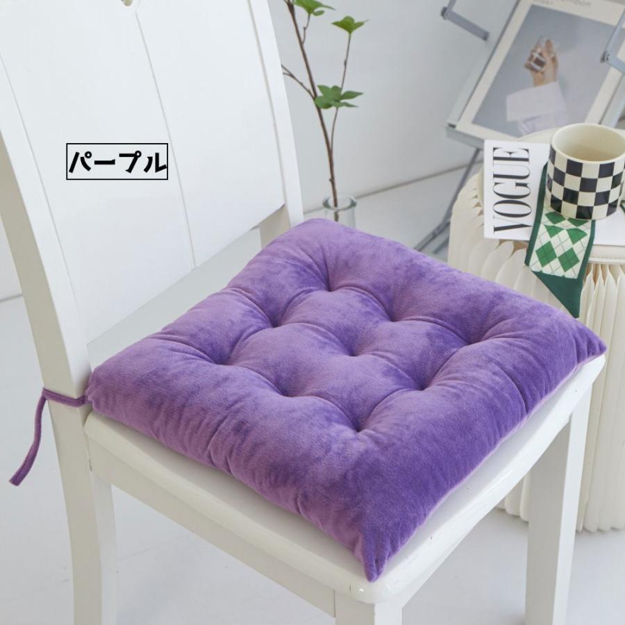 座布団 クッション 椅子用クッション 40cm 正方形 四角 スクエア