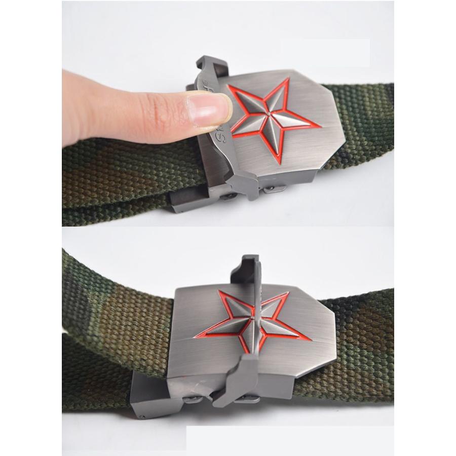 ベルト ミリタリー キャンバス 軍隊風 軍隊 軍 サバイバル サバゲ