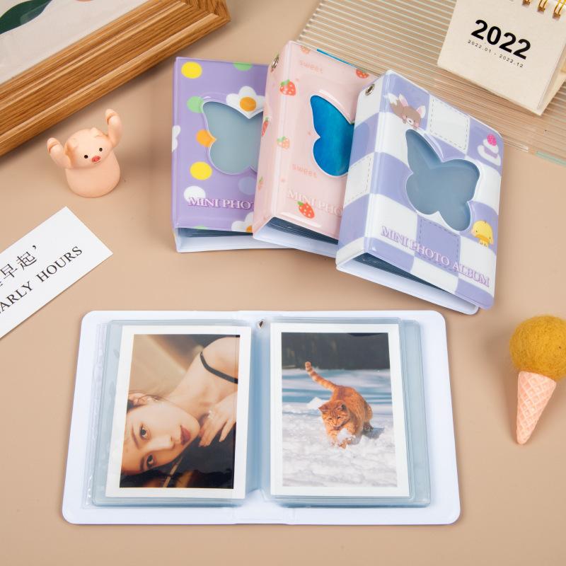 ミニフォトアルバム 写真 トレカケース コレクトブック 名刺 カード