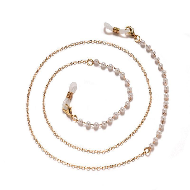 メガネストラップ メガネチェーン マスクストラップ フェイクパール