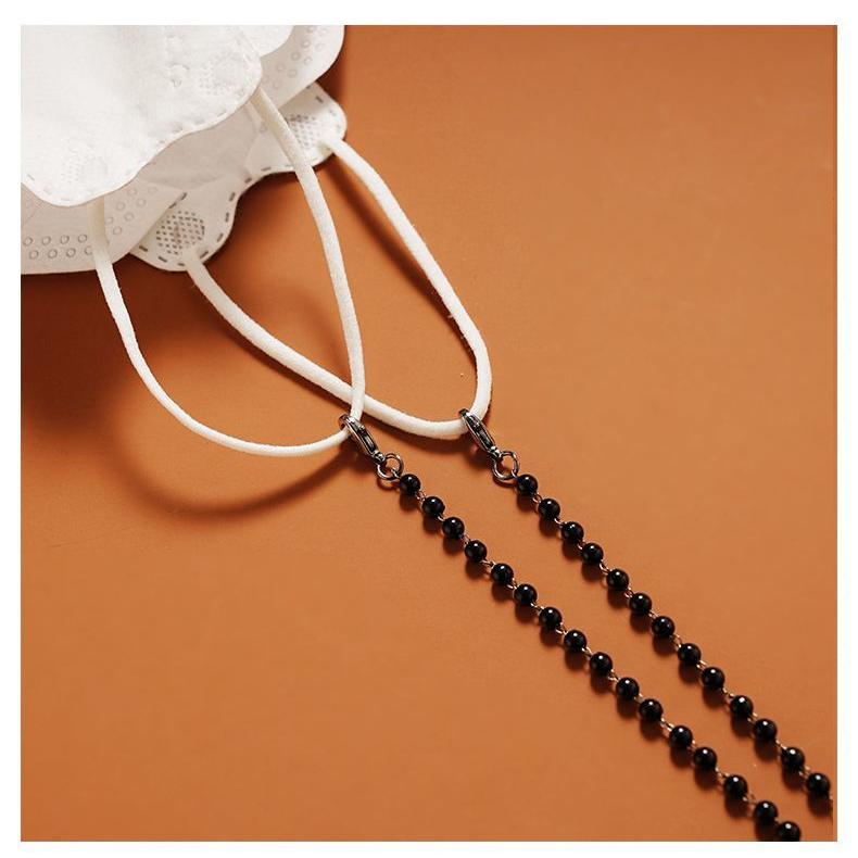 メガネストラップ メガネチェーン マスクストラップ フェイクパール