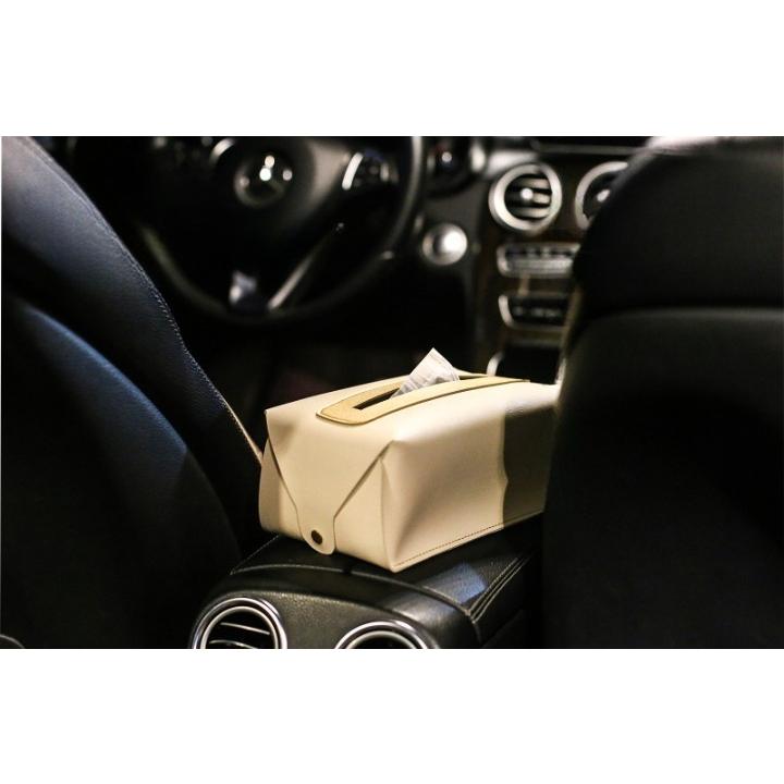 ティッシュケース 箱ティッシュ ティッシュボックス スモール PUレザー