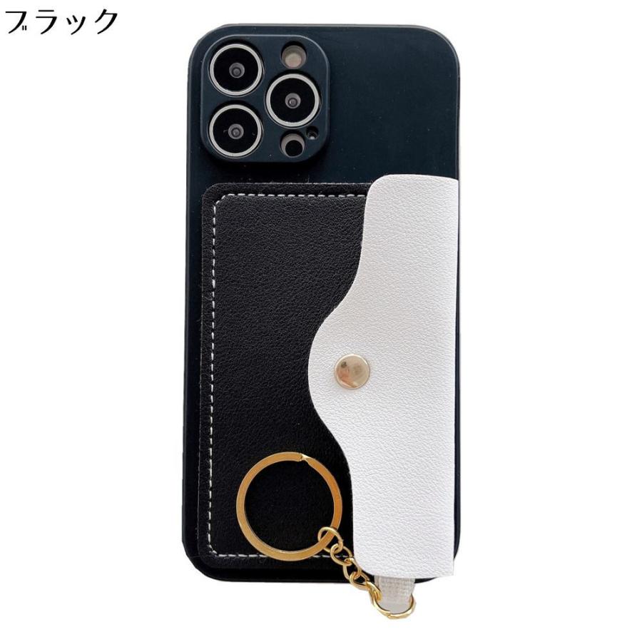 iPhoneケース カバー スマホケース カード収納 カード入れ付き