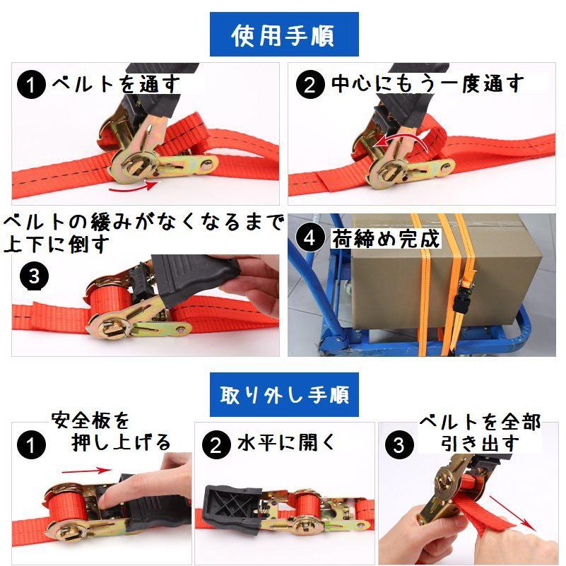 トラック用 ラッシングベルト 荷締めベルト 荷締機 荷物運搬 固定用
