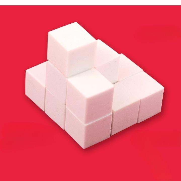 消しゴム 5個セット ブロック 正方形 ブロック消しゴム キューブ 2cm角
