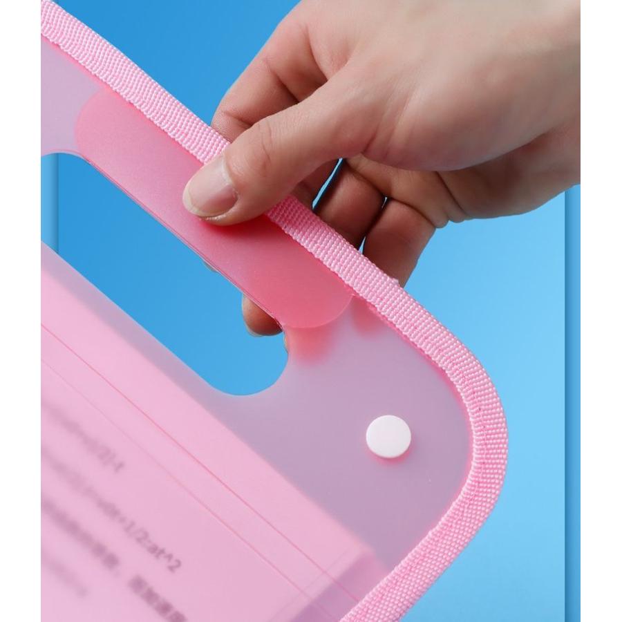 クリアファイルケース ドキュメントファイルホルダー バッグ型書類
