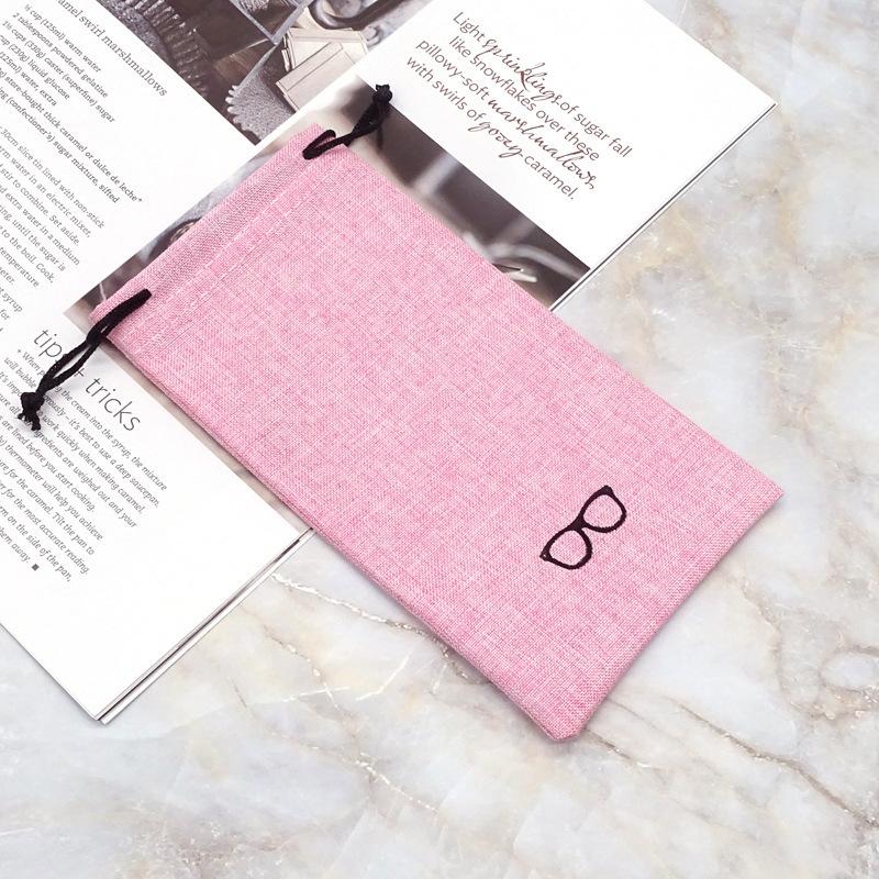 メガネケース 眼鏡ポーチ 巾着袋 サングラスケース 老眼鏡入れ 小物