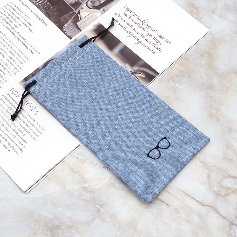 CHANEL サングラス ケース 巾着袋付き plusnao（プラスナオ） メガネケース 眼鏡ポーチ 巾着袋 サングラス