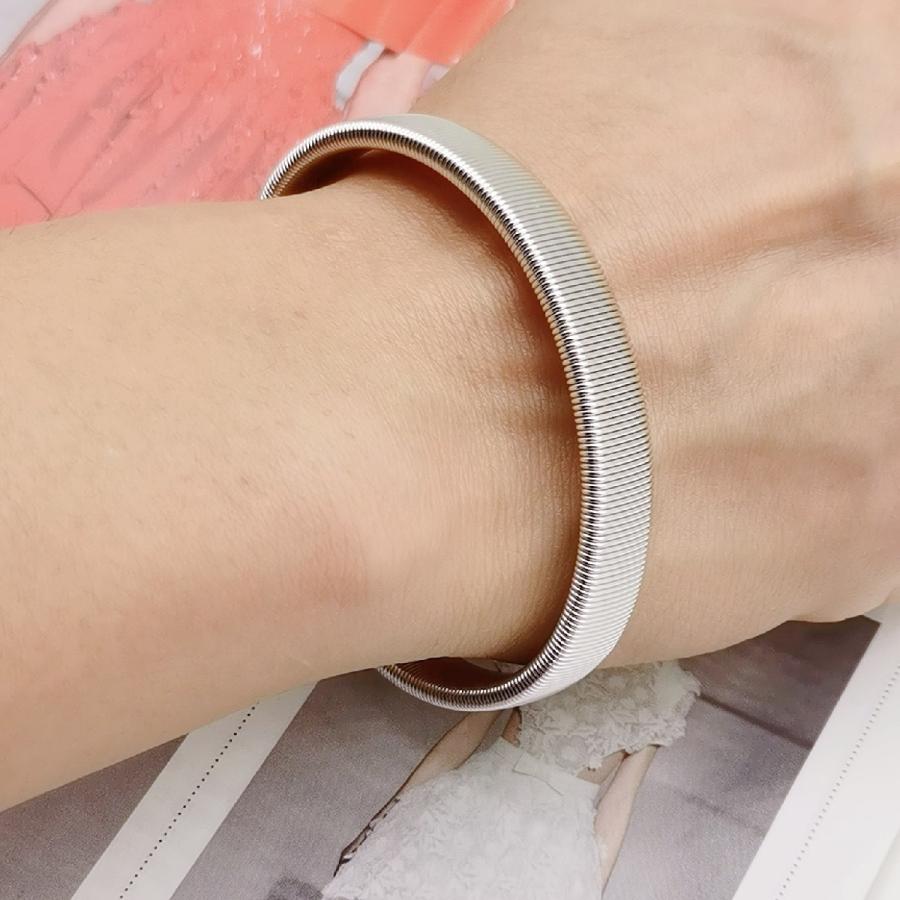 ✨️一点物✨️幅広メンズバングル バングル メンズ ステンレス 男性 シンプル シルバーカラー