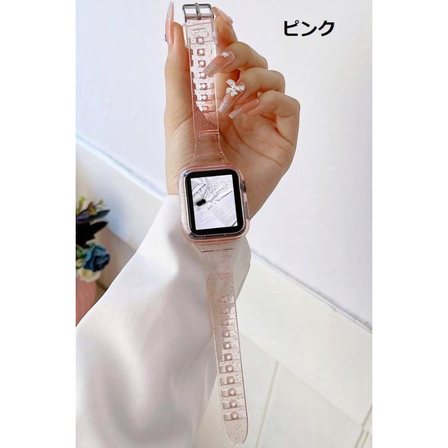時計用 カスタムベルト ケース一体型 ホワイト 腕時計用ベルト ケース一体型 Applewatch用 アップルウォッチ用 バンド