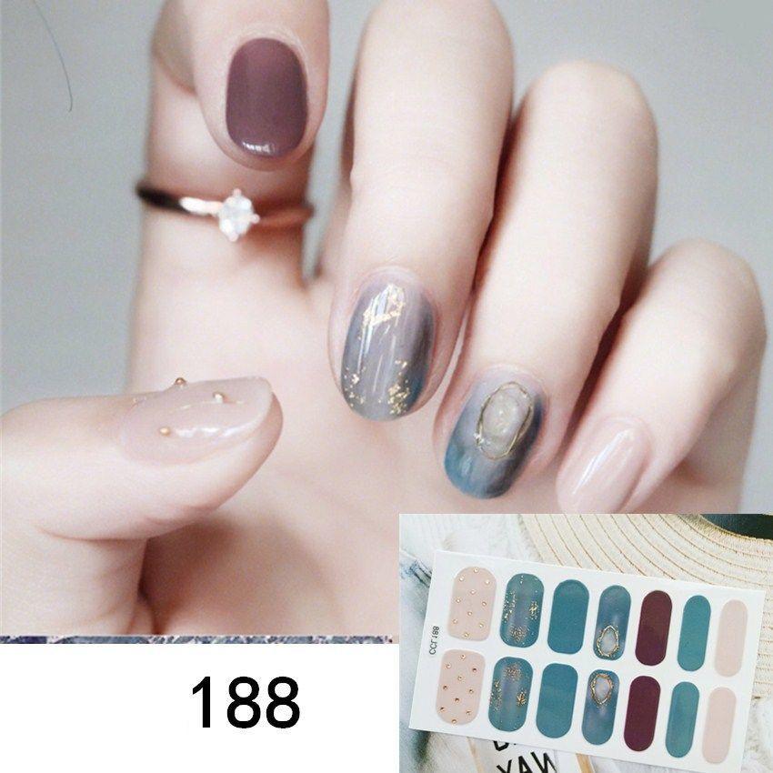 ワン❣️ ネイルシール 1枚 ネイルステッカー ネイルデザイン ネイルラップ ネイルシール 貼るだけ 1シート セルフネイル ネイルアート用品