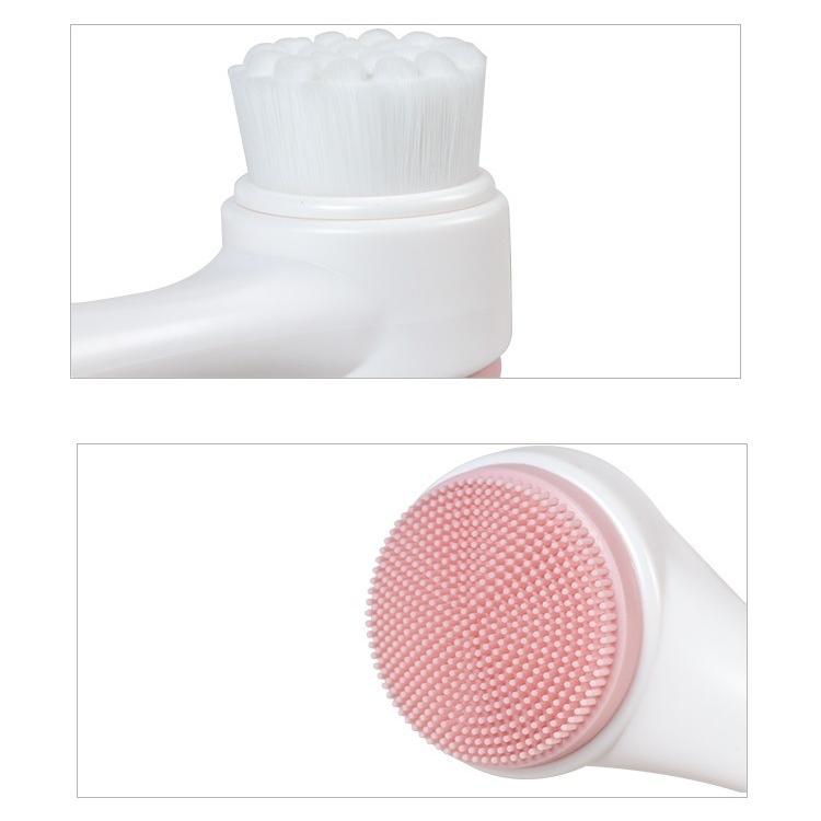 洗顔ブラシ 2way 毛穴ブラシ クレンジングブラシ スキンケア 洗顔