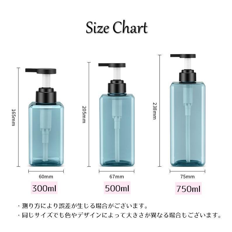 ソープボトル ソープディスペンサー プッシュ式 詰め替えボトル