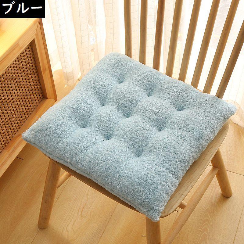 シートクッション 50cm角 フロアクッション チェアパッド 厚手 角型