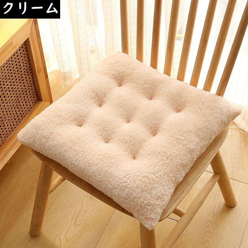 シートクッション 50cm角 フロアクッション チェアパッド 厚手 角型