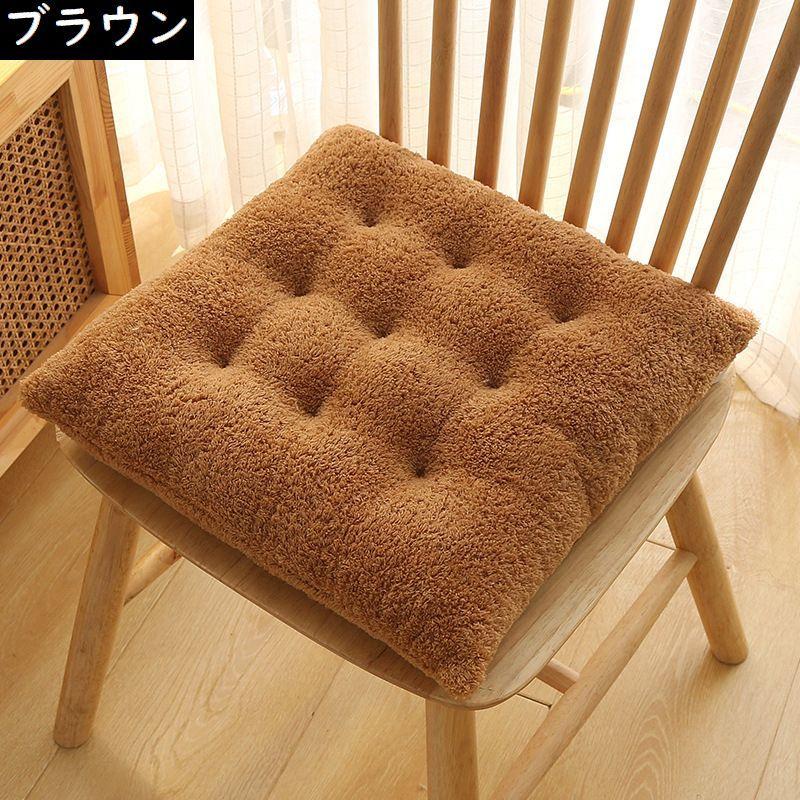 シートクッション 50cm角 フロアクッション チェアパッド 厚手 角型