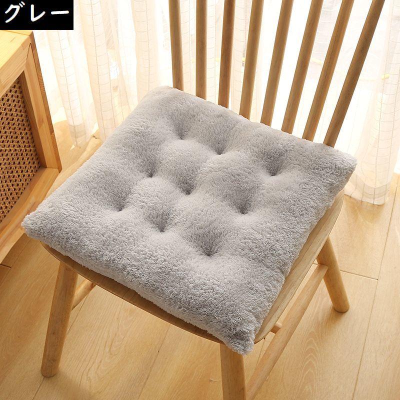 シートクッション 50cm角 フロアクッション チェアパッド 厚手 角型