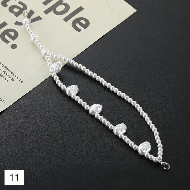 パール風チェーン アクセサリー素材 パーツ ハンドメイド 手芸 DIY