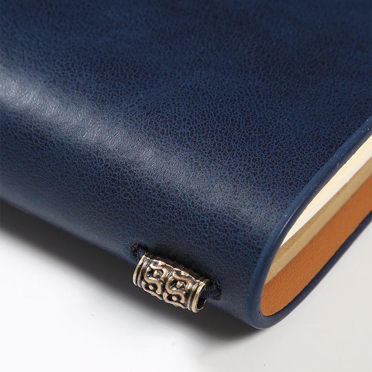 ノート A6サイズ カバー付き レザー調 フェイクレザー カード収納