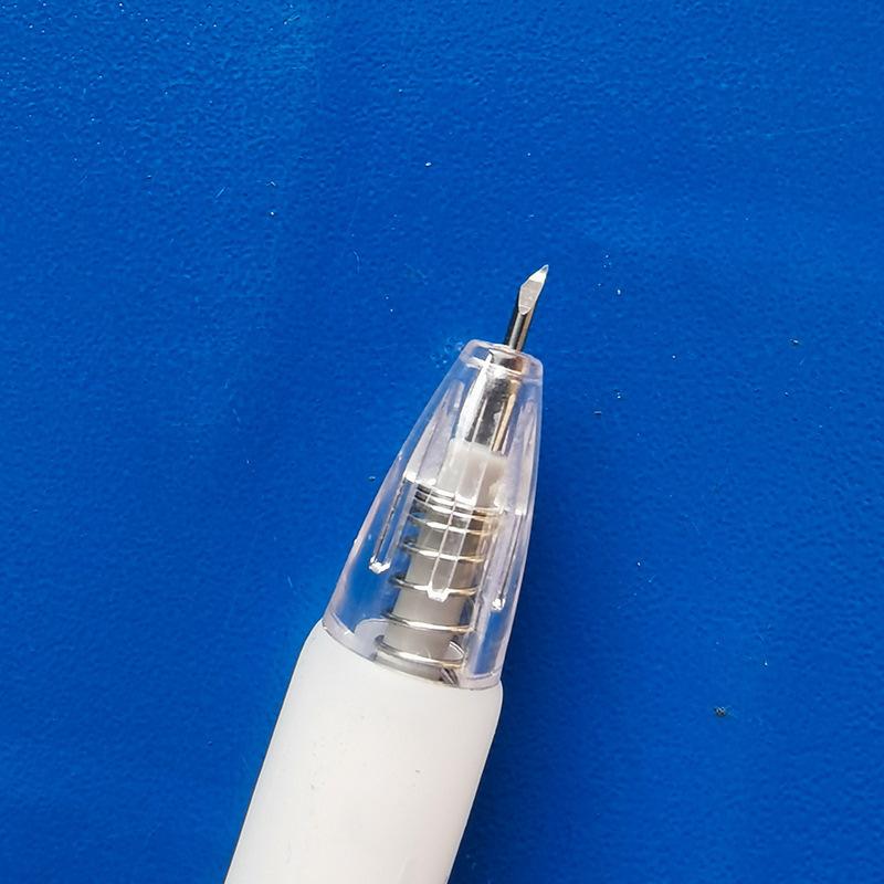 ノック式カッター替え刃 同色4本セット ペン型 交換用 替刃 刃のみ