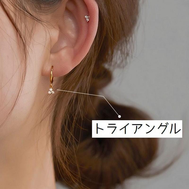 ピアス 片耳用 レディース 女性用 アクセサリー V字 ライン ピアス 片耳用 レディース 女性用 アクセサリー V字 ライン