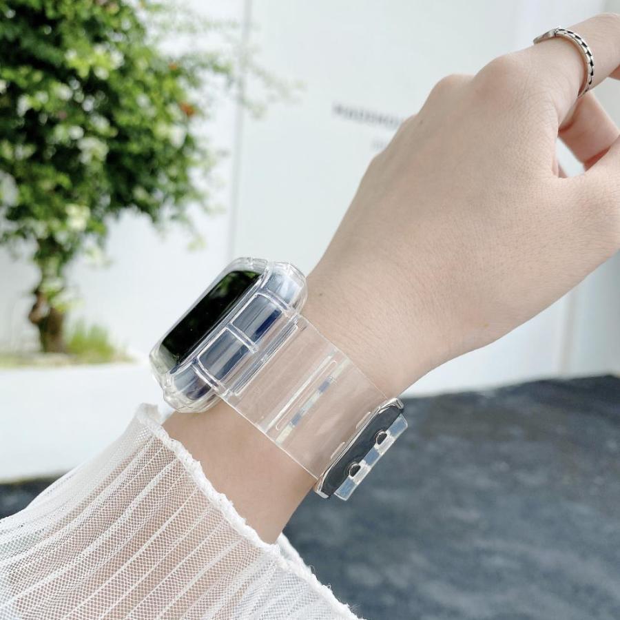 腕時計用ベルト ケース一体型 アップルウォッチ用 apple watch用バンド