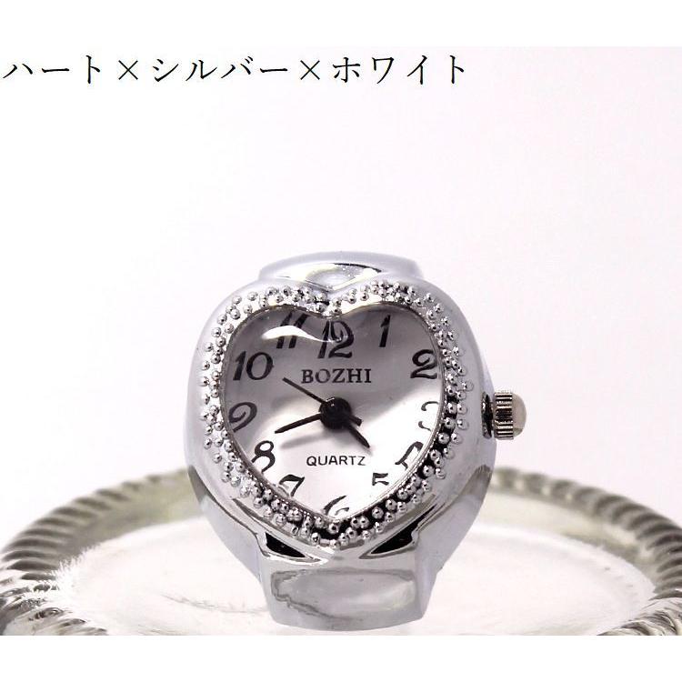 リングウォッチ（指輪時計）クォーツシルバー　② リングウォッチ 指輪時計 指時計 フィンガーウォッチ レディース