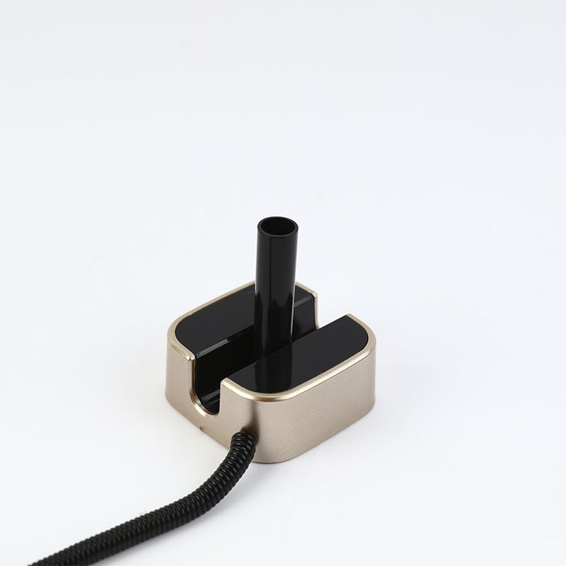 ボールペン 0.5mm ペンスタンド付き キャップ付き 黒 ブラック