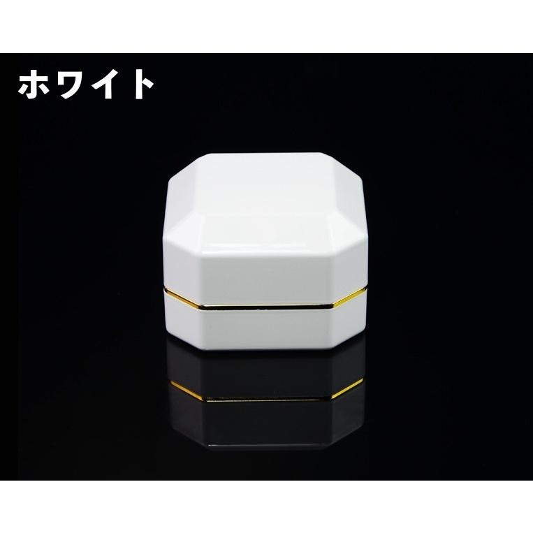 ギフトボックス LEDライト付き リングケース 指輪ケース 光る