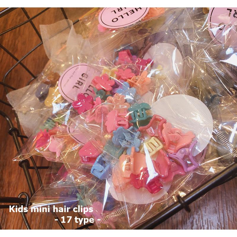 ヘアクリップ ミニ ヘアピン キッズ 子供用 子ども 女の子 ベビー 赤ちゃん リボン 花 いちご ハート うさぎ 星 小さめ かわいい カラフル 前 Zak Kawaemon 通販 Yahoo ショッピング
