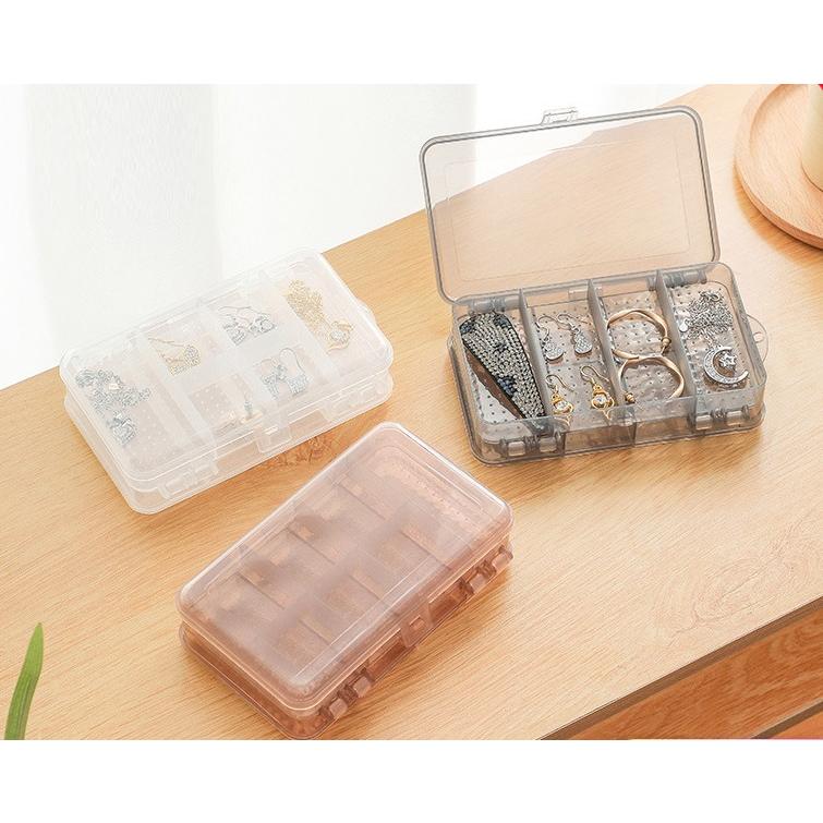 アクセサリーケース ジュエリーボックス 小物入れ 両面仕様 長方形