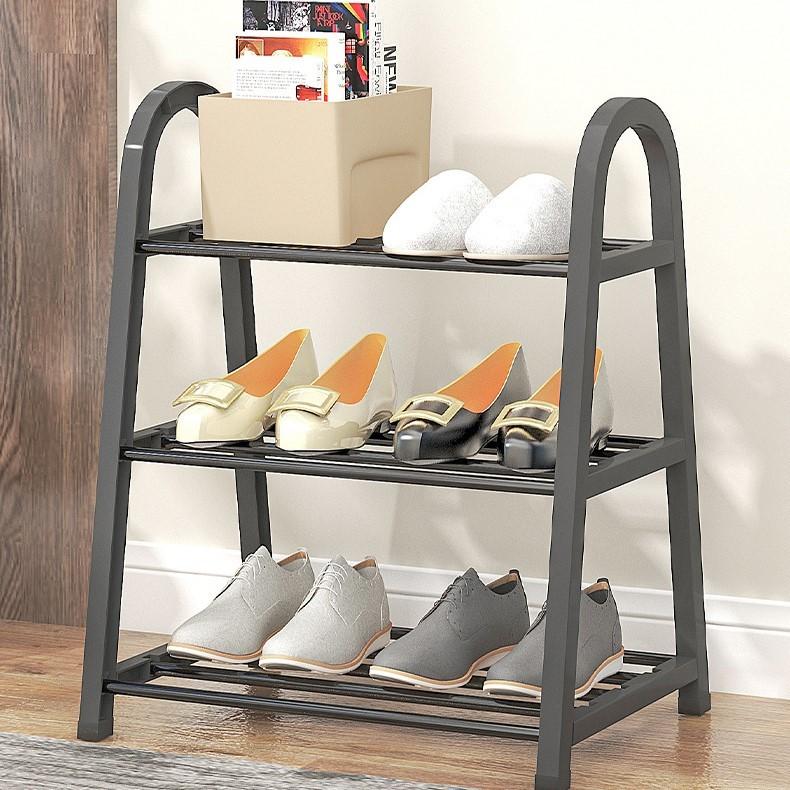 シューズラック シューズボックス 収納雑貨 インテリア 組み立て式 3段