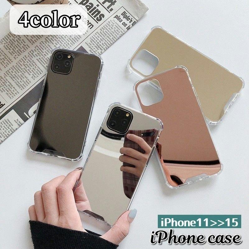 iPhoneケース iPhoneカバー ミラーケース 鏡面加工 スマホケース