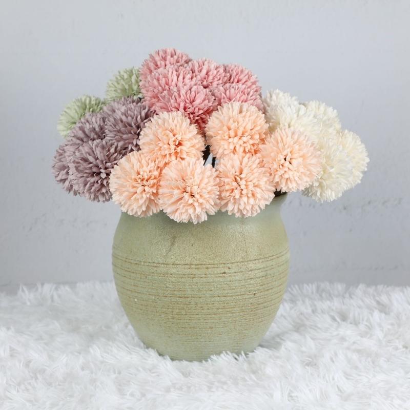 造花 3本セット フェイクフラワー タンポポ 蒲公英 人工観葉植物