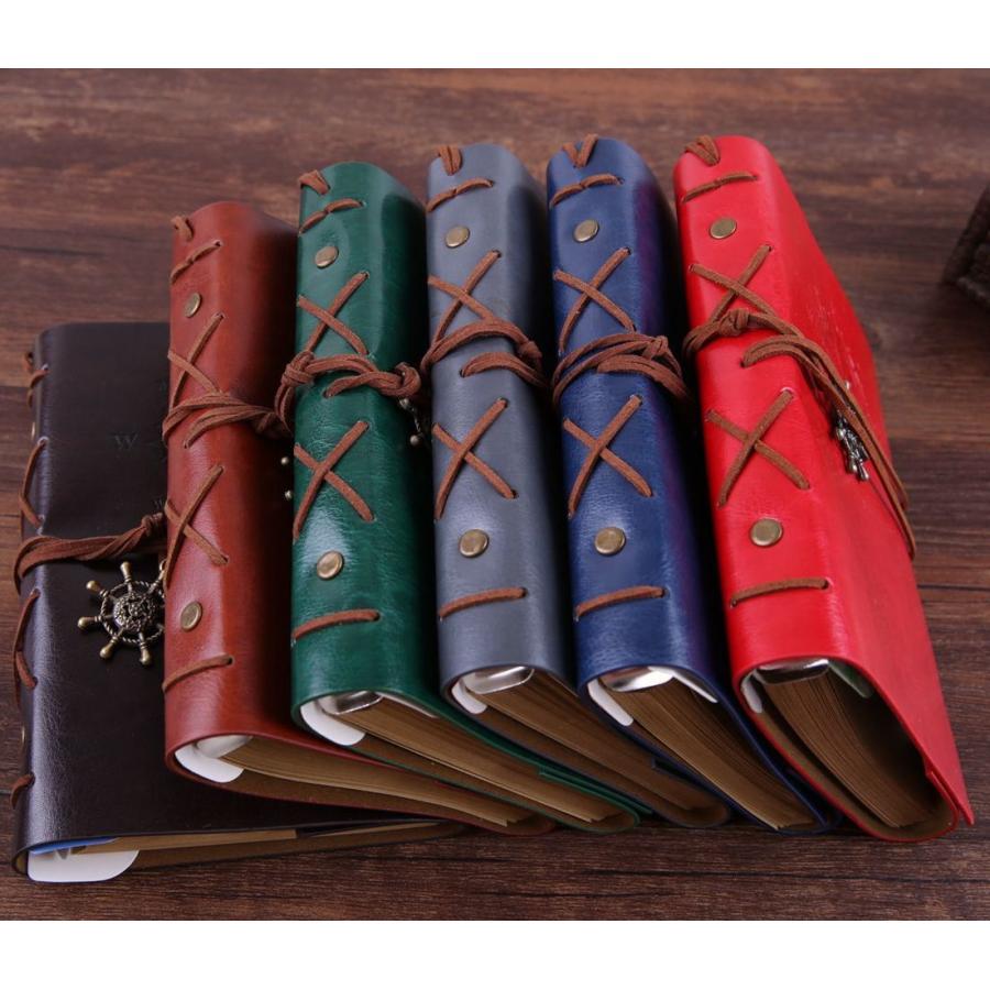 メモ帳 手帳 ノート 文房具 フェイクレザー ビジネス ギフト 日記 船