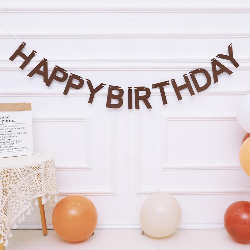 ガーランド フラッグ 三角旗 HAPPY BIRTHDAY 壁飾り 誕生日 バースデー