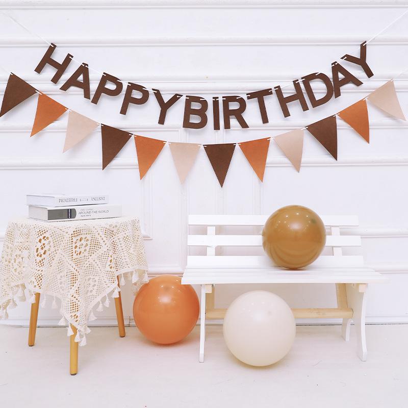 ガーランド フラッグ 三角旗 HAPPY BIRTHDAY 壁飾り 誕生日 バースデー